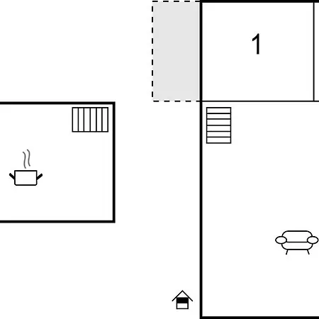 1 Bedroom Lovely In